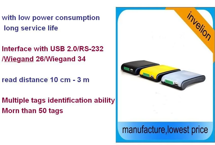 Epc, УВЧ usb Настольный 1 м rfid Считыватель