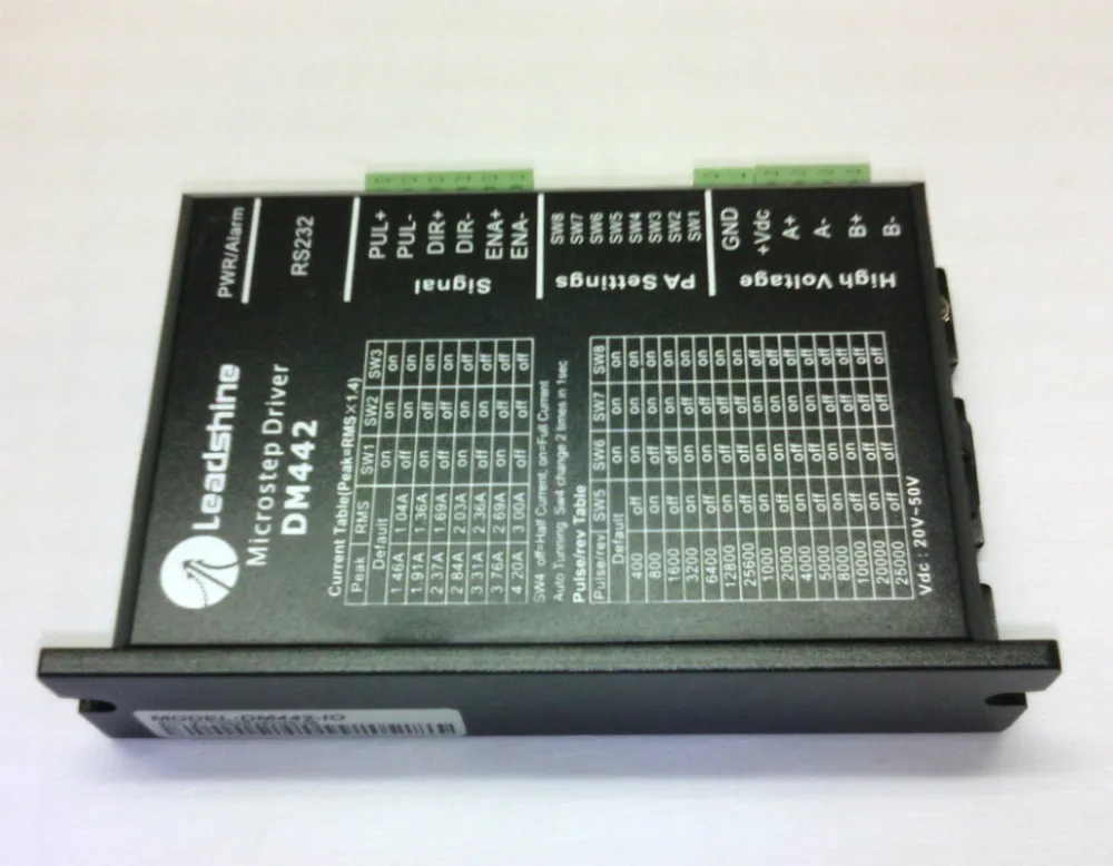 Leadshine цифровой Шаговые двигатели Драйвер DM442 на основе DSP дизайн Fit NEMA17 Nema 23 Двигатель ЧПУ шагового системы