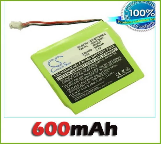Cameron Sino Беспроводная батарея для Audioline SLIM DECT 582, TEXET TX-D7400 TX-D7750