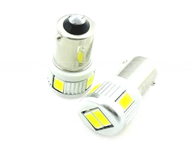 Новинка! 100 шт. BA9S 6 SMD 5630 5730 Автомобильные светодиодные лампы Ширина Ламп габаритные огни 12В светодиодное освещение автомобиля Белый