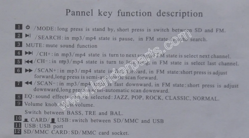 Автомобильный Радиоприемник Mp3-плеер FM, USB, 1 Din, Ж/пульт дистанционного управления, USB порт, 12 В Прокат Авто Аудио Стерео MP4, 12 В, один Дин В Тире