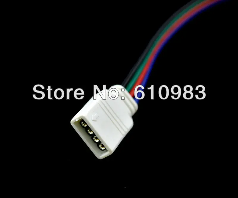 50 шт./лот 4PIN светодиодные полосы белого женский освободить сварочное 4 pin 5050 RGB 16 см кабель Бесплатная доставка