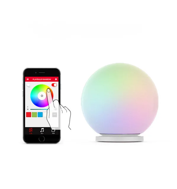 

Free MIPOW Bedroom PLAYBULB Smart Wireless Bluetooth LED Pat Light Free APP Change Color for Mother's Day Gift Party Decorations