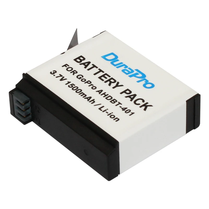 DuraPro 4 шт. ahdbt-401 AHDBT 401 ahdbt401 1500 мАч Перезаряжаемые Цифровые батареи для GoPro Hero4 и GoPro ahdbt-401 ahbbp-401