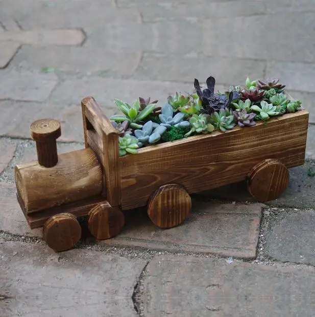 Деревянное Уличное Кашпо Для Цветов Купить