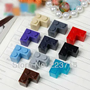 2357 50 шт* угловой кирпич 2X2* DIY светящиеся кирпичи, совместимые с детали для конструктора