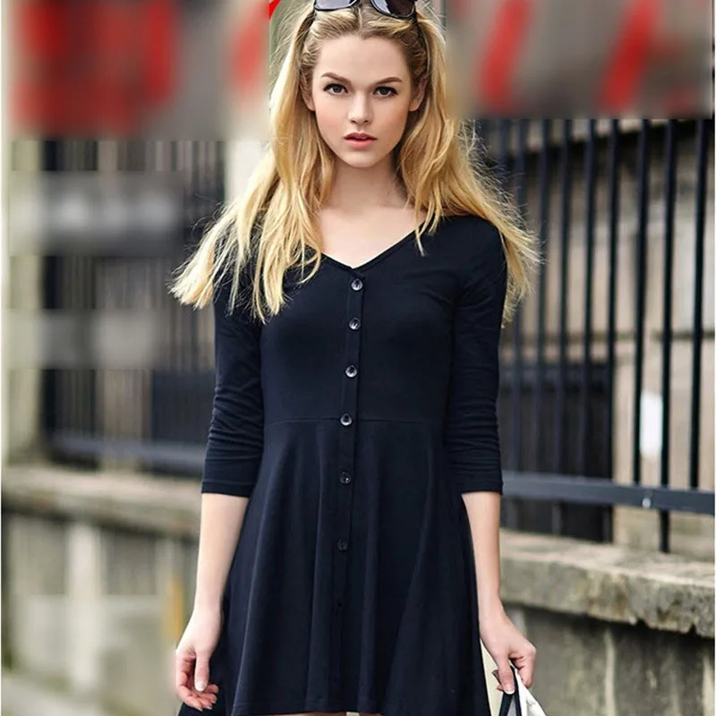 Новый Конструктор Плюс Размер Платья Женщин 2016 Весна Высокая Талия Мода