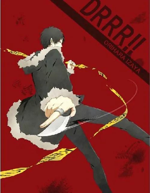 Бесплатная доставка Durarara! Орри! Orihara Изая Косплэй костюм черный Custom куртка