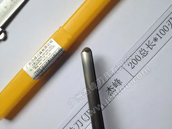 1/2*100H* R1/4* 200L/карбид вольфрама две флейты прямые шаровые носовые фрезы