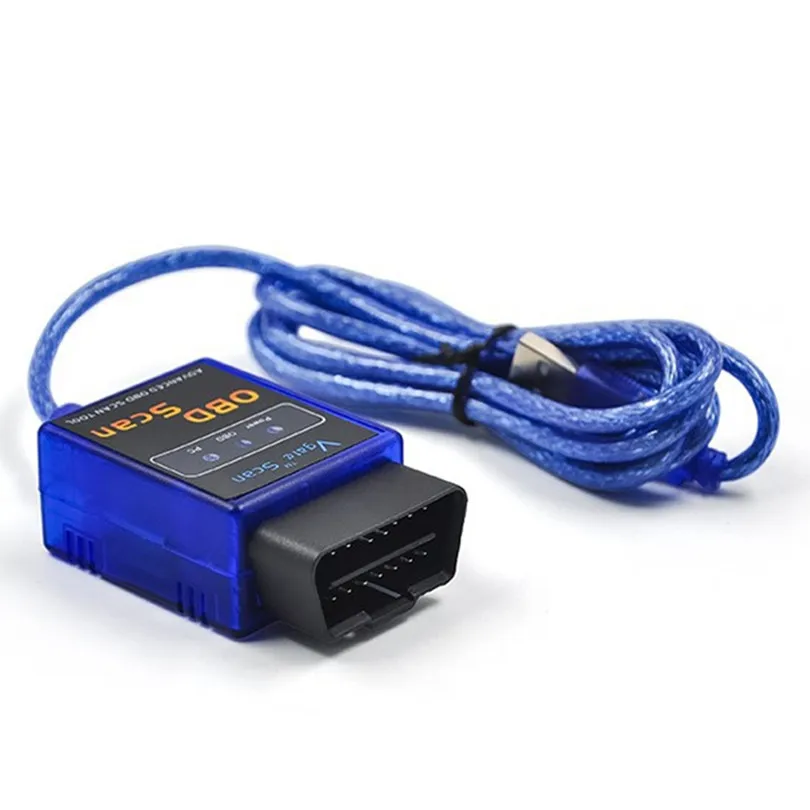 10 шт./лот DHL elm327 Mini Vgate с USB кабелем elm327 OBD2 Интерфейс Авто сканер диагностический инструмент Mini USB elm327