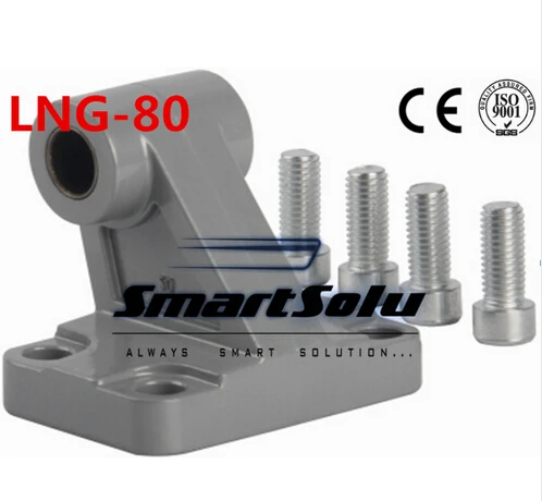 

Free Shipping 5pcs/lots LNG - 80 ISO6431 cylinder attachment, inclined installation of the support, DNC, SE cylinder accessories