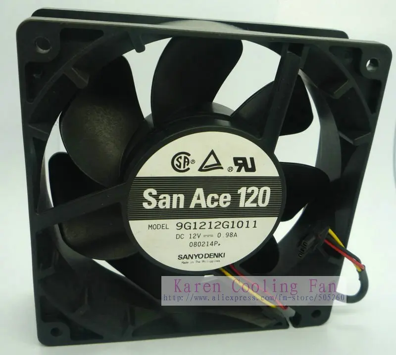 Sanyo 12 см 9G1212G1011 9G1212G1031 12038 12 v 0.98a 120*120*38 мм вентилятор охлаждения