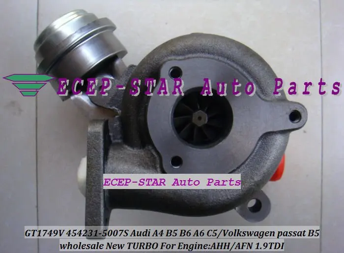 GT1749V 454231-5007 S 454231 028145702 H AR0110 турбо для audi A4 B5 B6 A6 C5 для Volkswagen VW Passat B5 97-Анн АФН 1.9L 1.9TDI