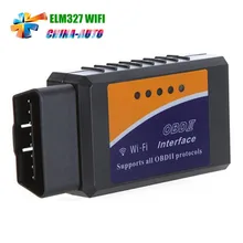 20 unids/lote DHL Envío V1.5 ELM327 ELM 327 Wifi Escáner Automático OBDII OBD2 Herramienta de Diagnóstico Auto de Apoyo I-teléfono y I-pad