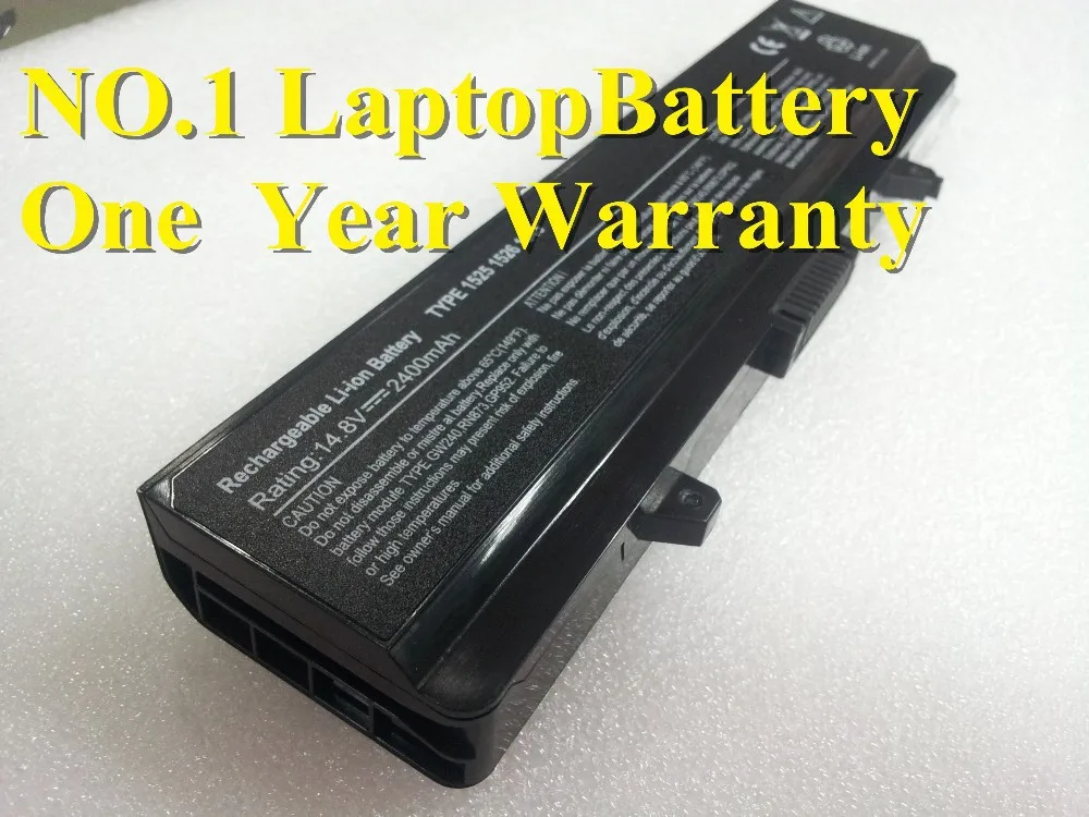 4 ячейки черный Батарея для Dell K450N G555N J399N-F965N 1525 1526 1545 GP952 GW240 WK379 312-0625 14,8 v