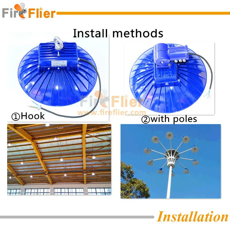 IP65 led high bay lamp installation