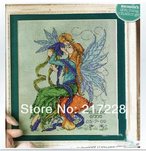 CS-074WM cross stitch kit set embroidery Fairy Mother and Child, Joan Elliott.jpg