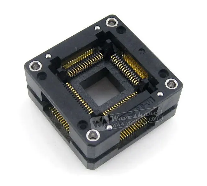 QFP64 TQFP64 LQFP64 OTQ-64-0.8-01 Enplas IC Тест сжигание в гнездо адаптера 0,8 шаг