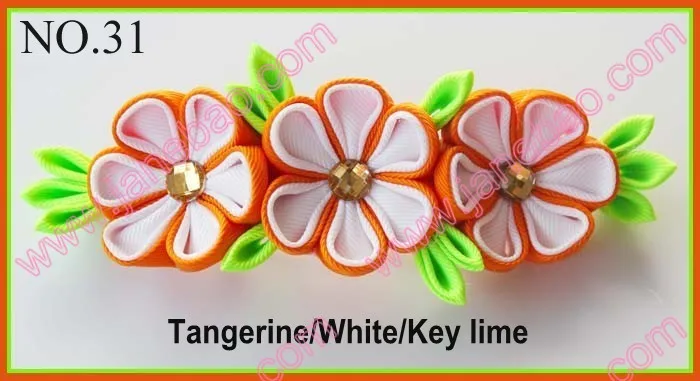 145 шт. 6 ''новые Kanzashi лепесток заколки катушка заколки волосы девушка клип