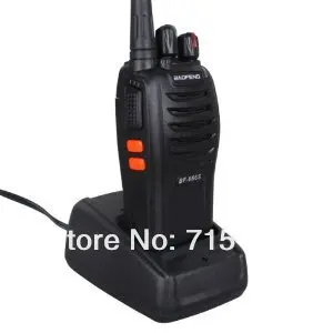 Портативное радио оптом Baofeng BF-666S UHF 400-470MHz 16CH 5W двухстороннее радио портативное ham мини рация