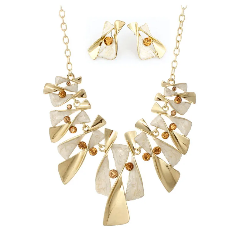 Classic Top Quality Alloy Rhinestones Choker Neckl...