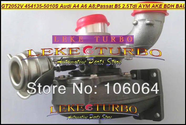 GT2052V 454135-5010S 059145701D For Audi A4 A6 A8 Passat B5 2.5L TDI AYM AKE BDH BAU turbocharger (4)
