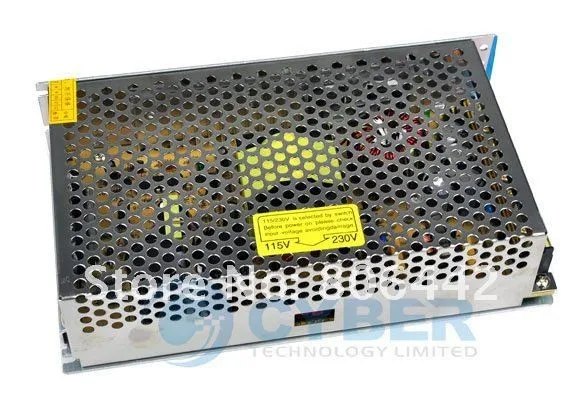 Большая скидка! 240 W 20A импульсный источник питания для светодиодной ленты, 220 V/110 V AC вход, 12 V Выход