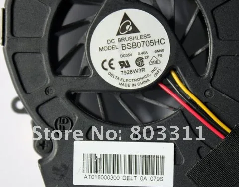 Абсолютно вентилятор для процессора ноутбука для toshiba Satellite A350 A355 L450 L455 BSB0705HC
