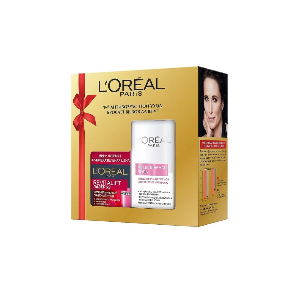 LOREAL Paris Gift set Filler cream of day 50 ml + Micellar lotion for
