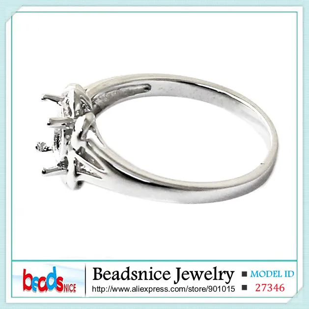 Beadsnice ID27346 новое Серебро 925 полукрепление Кольца Настройки ювелирных изделий diy уникальные кольца для женщин ювелирных изделий ручной работы