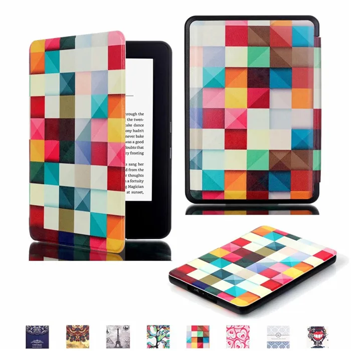 100 шт./лот gligle Тонкий Smart skin чехол для Amazon Kindle Paperwhite 1/2/3th чехол с услуга/сна - Цвет: 3