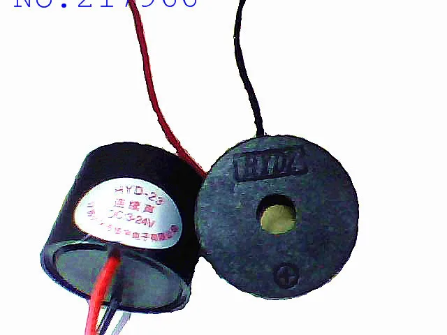 Piezo buzzer STD-2319L непрерывный звук 3-24 В Длина свинца 10 см зуммер