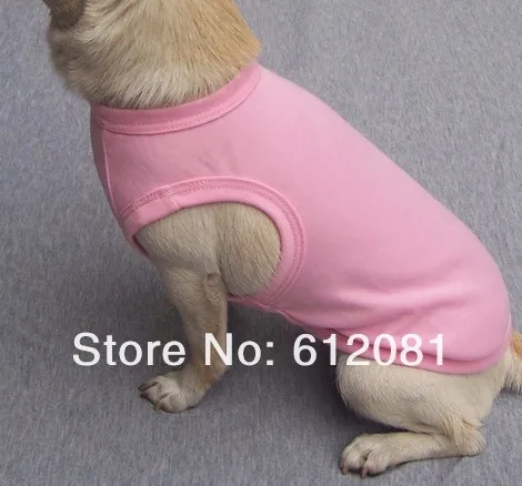 Однотонная Однотонная футболка для собак модная летняя юбка для собак летняя одежда для щенков Одежда для собак 20cs/лот