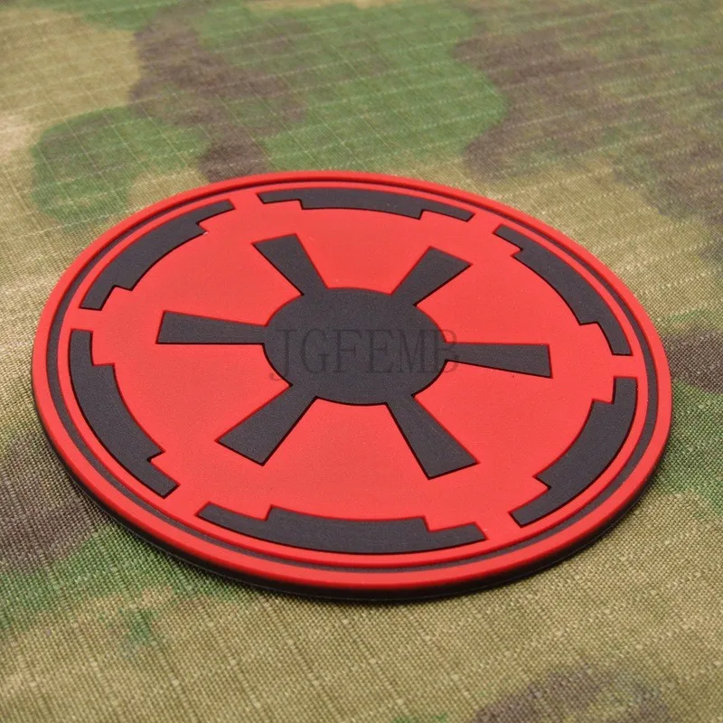 Красный Императорский Военная Униформа тактика 3D ПВХ патч Значки pb1249