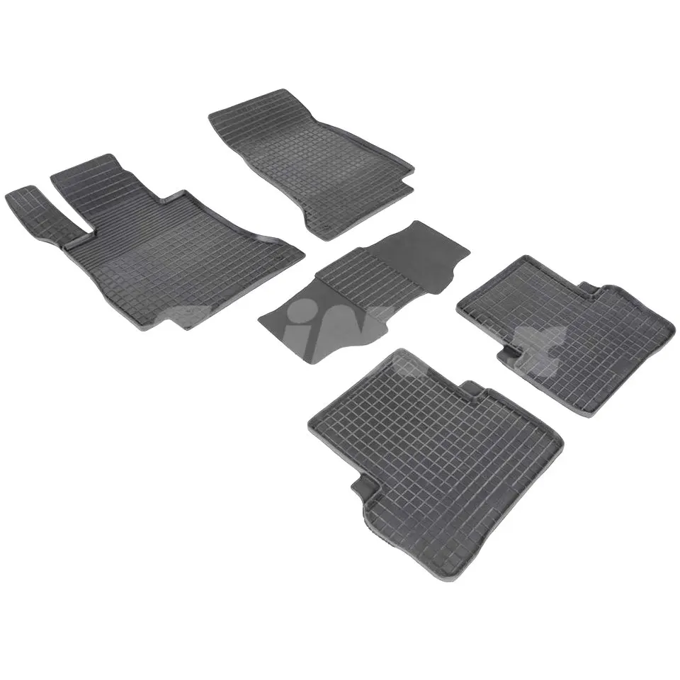 Rubber grid floor mats for Mercedes Benz E class W213 2016 2017 2018