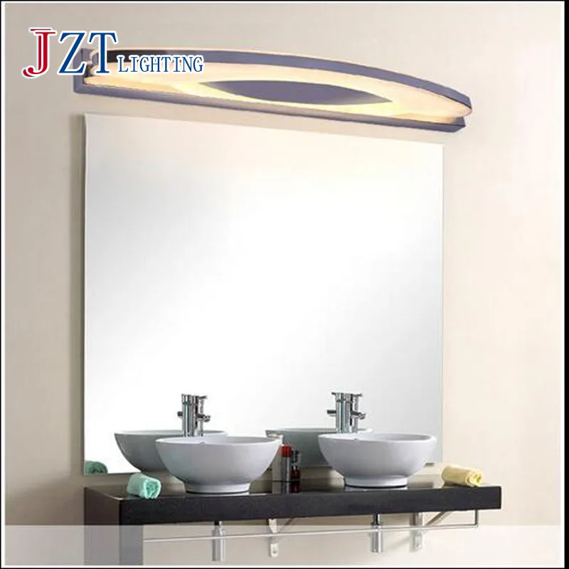 

T 2016 New Waterproof Bathroom Mirror Light LED Wall Lamp Simple Modern For Make up Acrylic Simple Modern Fashion Dhl Free
