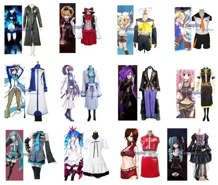 Аниме Vocaloid Рин Косплэй Костюм Индивидуальные Размеры высокого качества полный набор пальто юбка Для женщин Платья для женщин унисекс