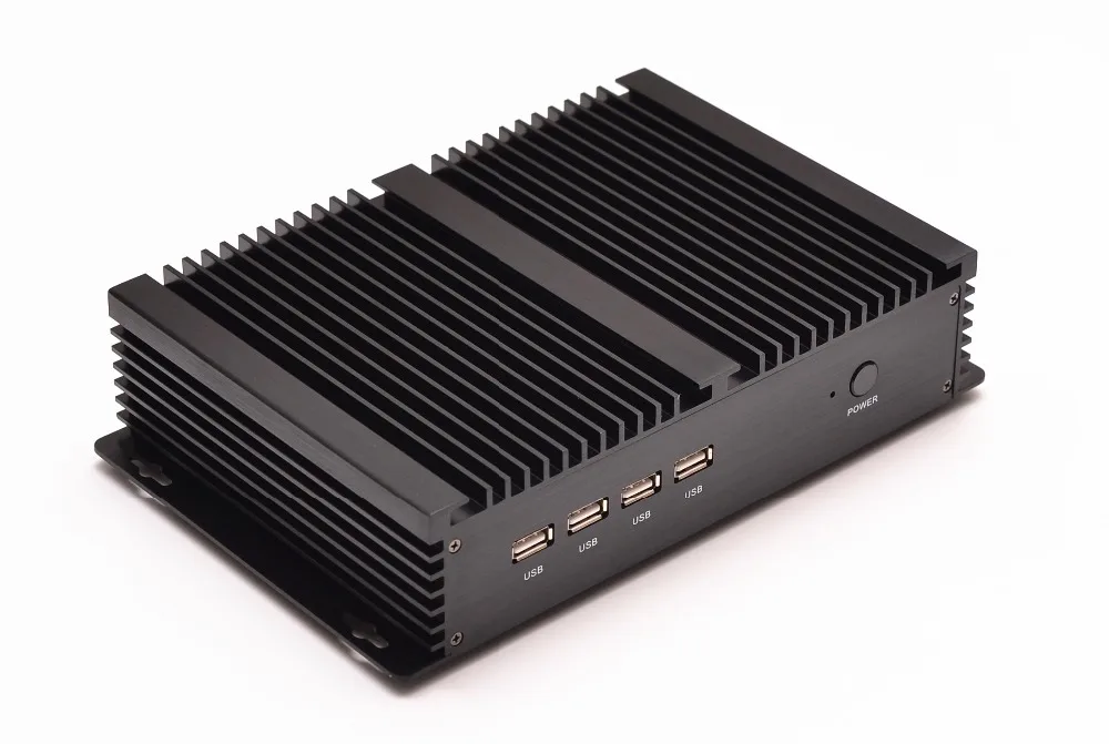 32 Гб SSD мини-ПК 2 Гб ОЗУ, QOTOM I37C4 поддержка 720P 1080P Blue-Ray HD видео, применяется к домашнему кинотеатру, htpc мини-ПК с rs232 портом