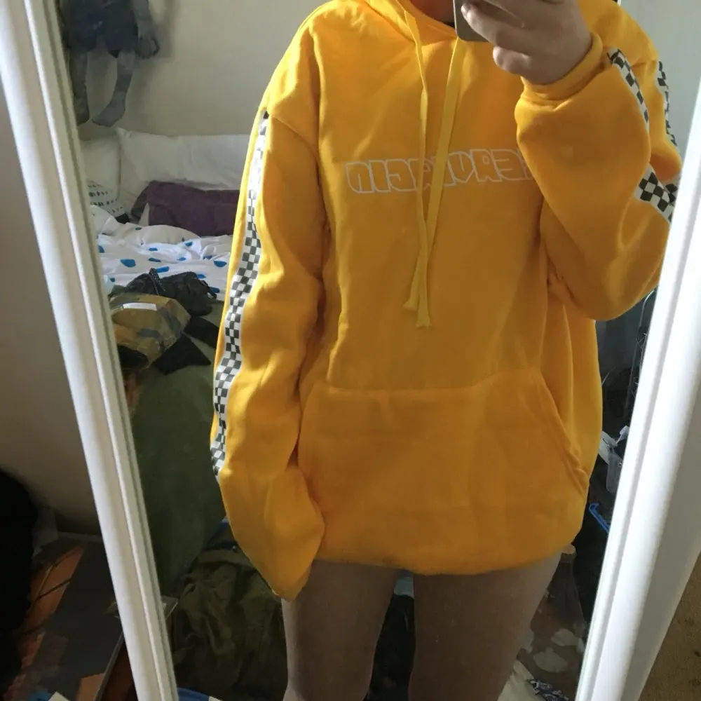 yellow hoodie aesthetic