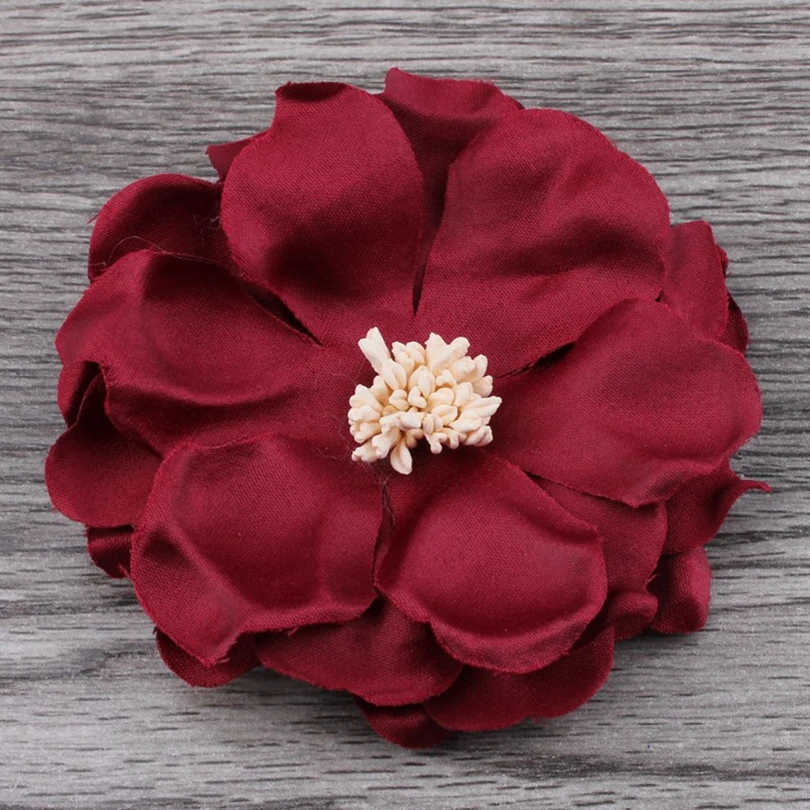 Заколки для волос 10 шт./лот 8 см цветов|flowers for headbands|fabric flowers headbandsfabric |