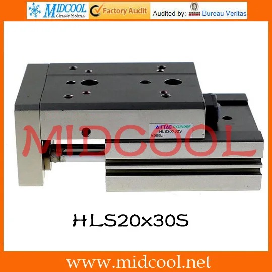 Оригинальный Airtac компактный Презентация цилиндр (подшипник) серии HLS HLS20x30S
