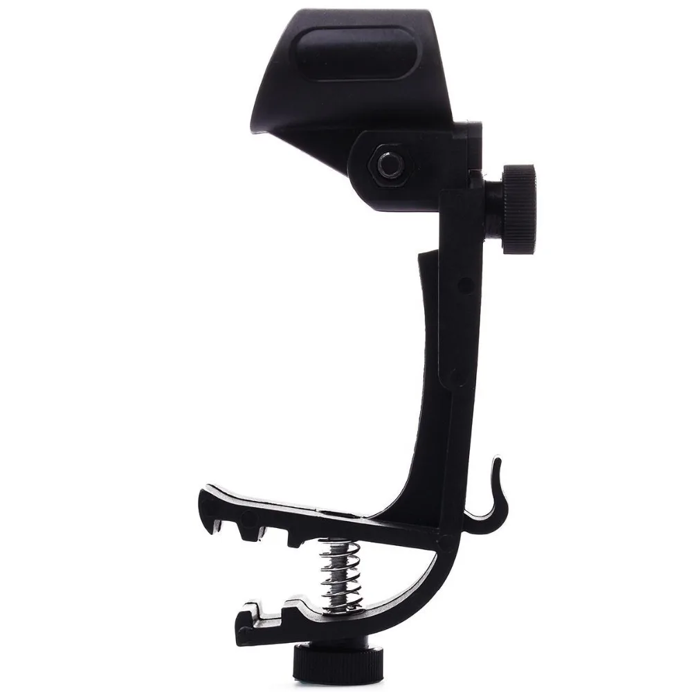 Microphone Pair Of Adjustable Stage Drum Clips Mic Rim Snare Mount Clamp Holder Groove Gear Studio Stand