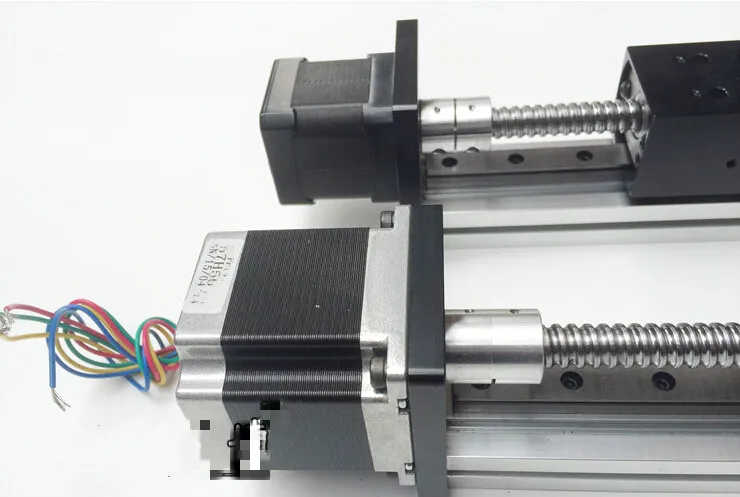 

Free shipping with 57 motor linear slide ball screw linear guide slider effective stroke 300mm precision slide