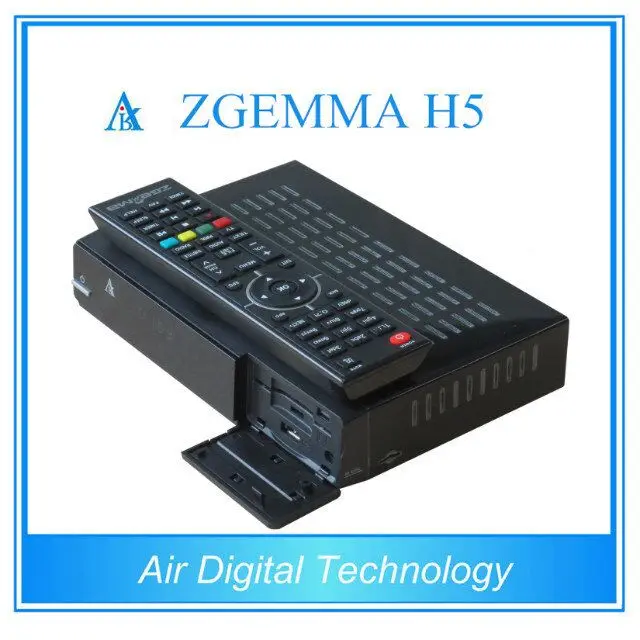 

5pcs/lot New Air Digital ZGEMMA H5 FTA High CPU BCM73625 Dual Core Linux OS E2 With HEVC/H.265 DVB-S2+T2/C Hybrid Twin Tuners