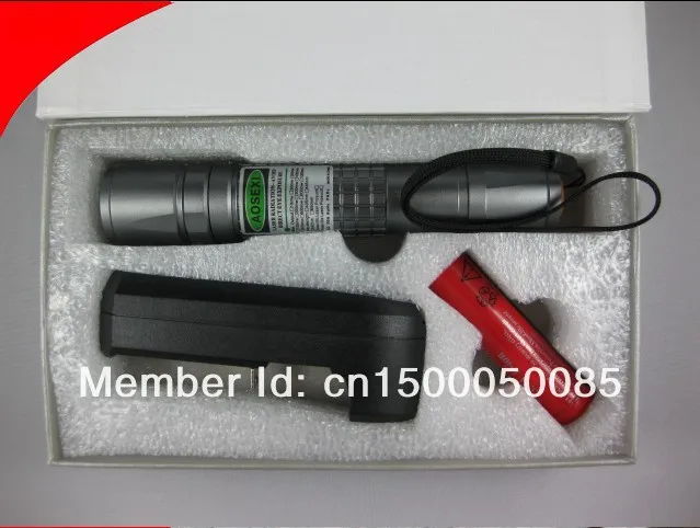 

Hot! AAA High power Military 500000M 532nm Green Laser Light Pointer Flashlight Burning match Burn Cigarettes Pop Ballon Hunting