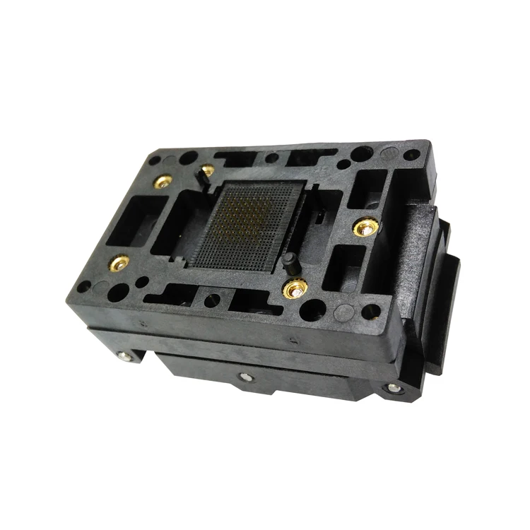 Бесплатная доставка bga64 1.0 мм гореть в гнездо IC Размер 11*13 мм/bga64 Тесты гнездо/ fbga64