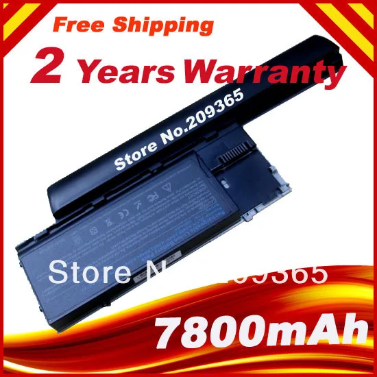 HSW 7800 мАч ноутбука Батарея для Dell Latitude D620 D630 D631 M2300 KD491 KD492 KD494 KD495 NT379 PC764 PC765 PD685 RD300 TC030