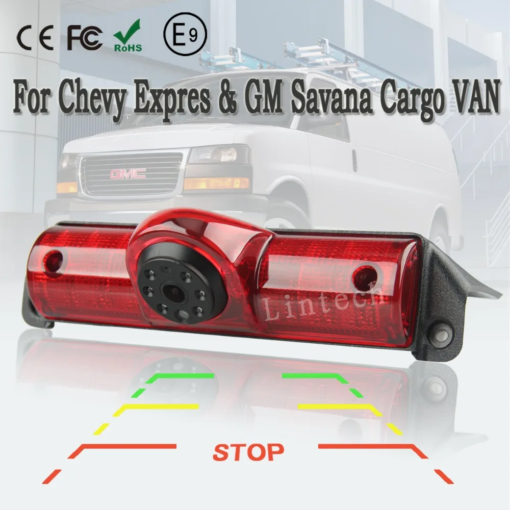 

Guide Light Rear View Backup Car Brake Light Camera for Chevy Express and GMC Savana Cargo VAN