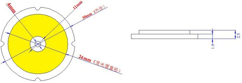 20X Лидер продаж COB светодиодный светильник 3 Вт высокой мощности светодиодный cob светильник источник для пухового светильника Высокий люмен cob светодиодный