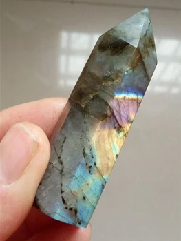 

40g Natural Labradorite Stone Point Labradorite Crystal Wand Healing